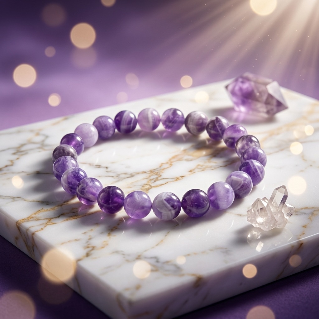 アメジストブレスレット